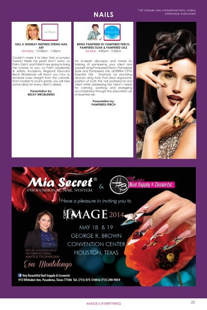 IMAGE Show Preview Guide Houston 2014