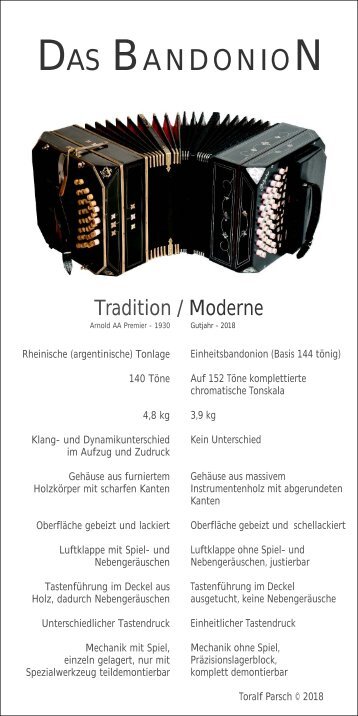 Bandoneon Tradition Moderne 10 Seiten Web