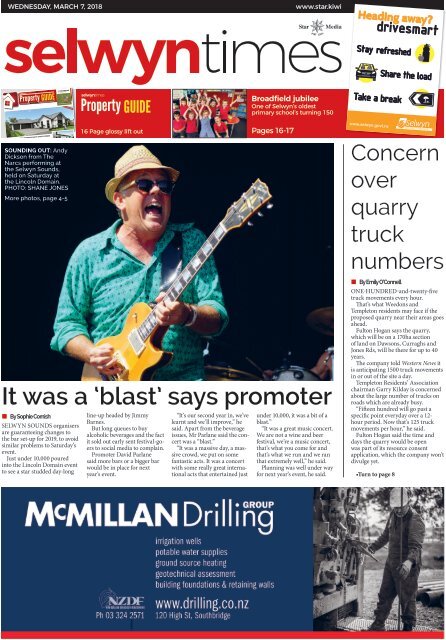 Selwyn Times: March 07, 2018