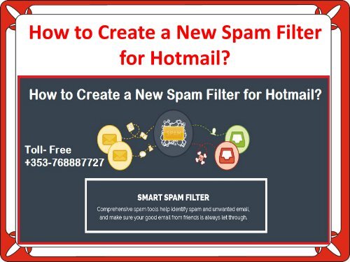 How to Create a New Spam Filter for Hotmail?