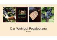 Das Weingut Poggiopiano