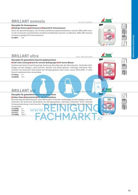 TANA Produktkatalog powered by Reinigungsfachmarkt