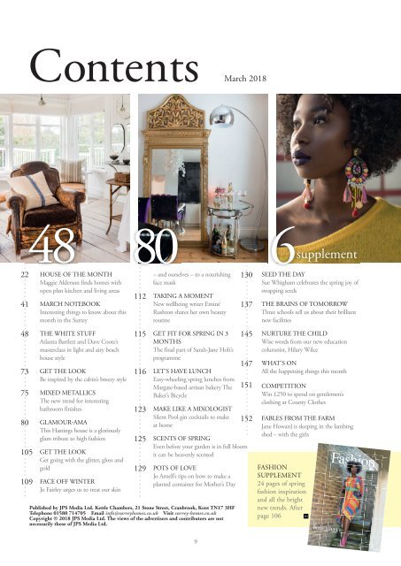 Surrey Homes | SH41 | March 2018 | Fashion supplement inside