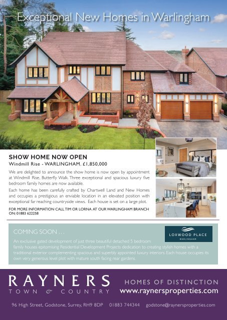 Surrey Homes | SH41 | March 2018 | Fashion supplement inside