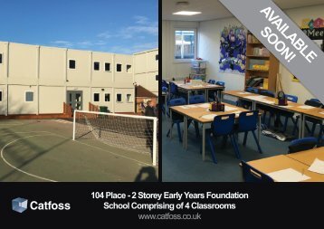 Catfoss - Available Soon - 104 Place - 2 Storey Early Years Foundation School