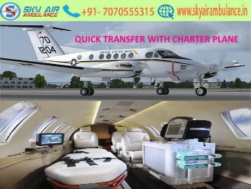 Avail 24-hours Sky Air Ambulance services from Bangalore to Delhi at low cost 