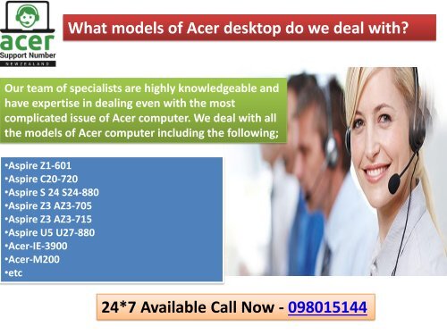 Suppot For Acer New Zealand Number-098015144