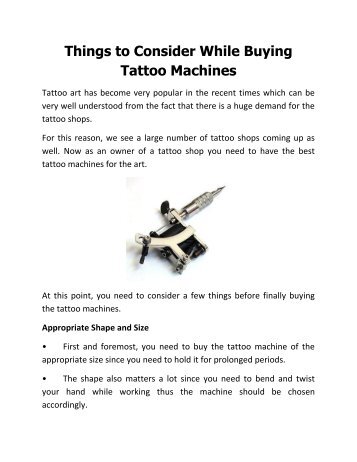 Things_to_Consider_While_Buying_Tattoo_Machines