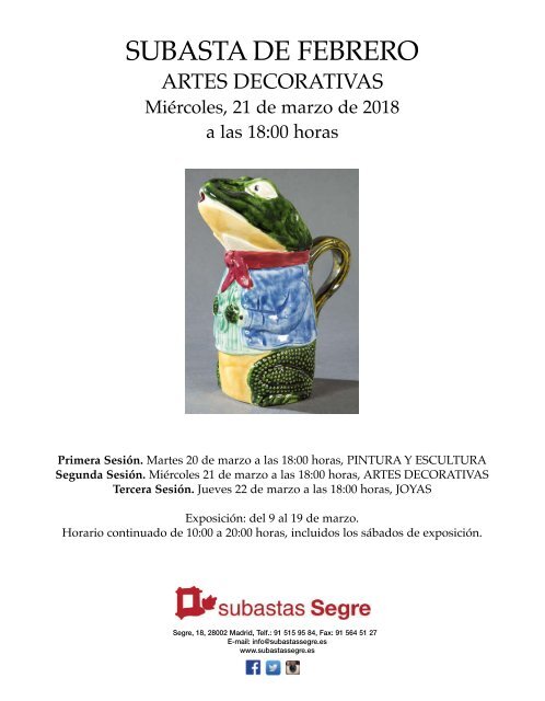 Artes Decorativas Marzo 2018