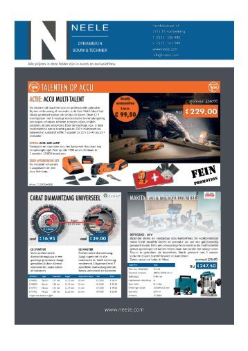 Neele Bouw en Techniek maart-april 2018