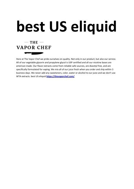 6 premium e liquid