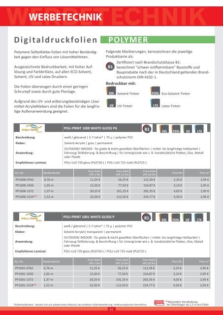 IVM SignTEX - Produktkatalog 2018