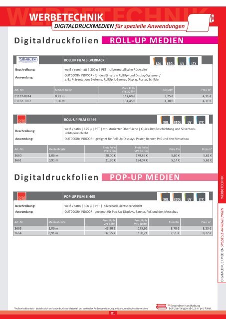 IVM SignTEX - Produktkatalog 2018