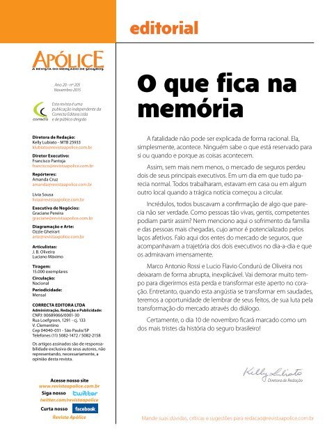 revista Apólice #205