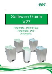 V27 Software Guide Pulpmatic Ultima  Eco Uno Incomatic V1.7