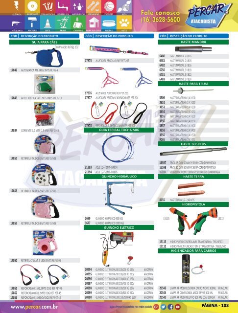 Catálogo de Produtos 2018 - Grupo Percar Atacadista