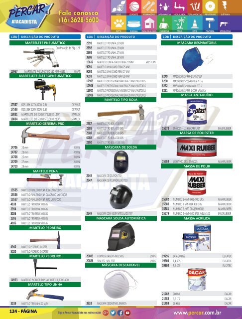 Catálogo de Produtos 2018 - Grupo Percar Atacadista