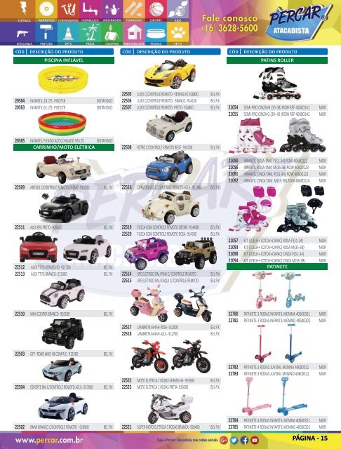 Catálogo de Produtos 2018 - Grupo Percar Atacadista