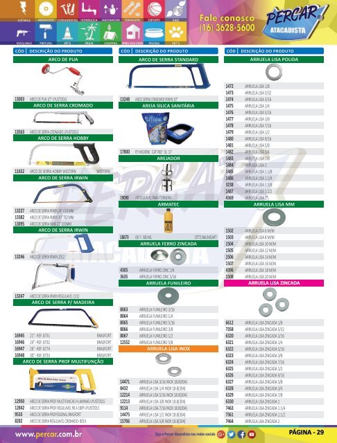 Catálogo de Produtos 2018 - Grupo Percar Atacadista