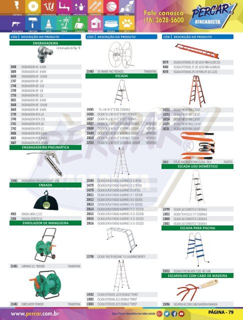 Catálogo de Produtos 2018 - Grupo Percar Atacadista