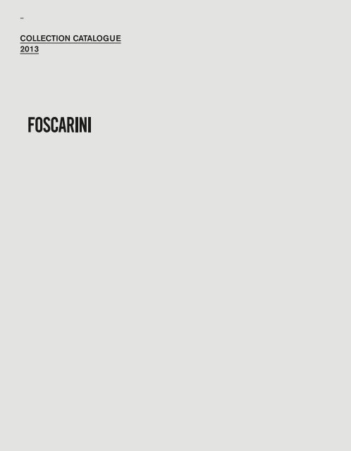 rojatejarat-Foscarini-COLLECTION-BOOK-2013