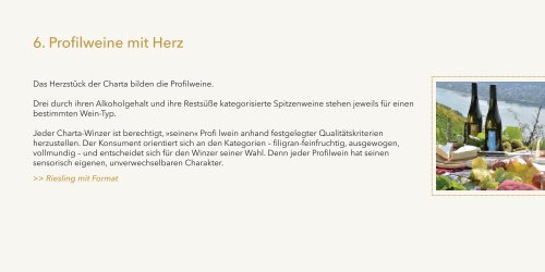 Broschüre "Aus Liebe zum Riesling" der Mittelrhein Riesling Charta