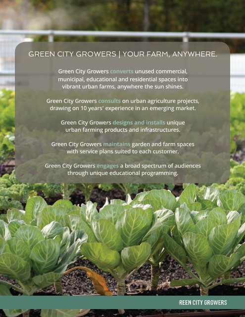 Green City Growers - Your Farm, Anywhere.