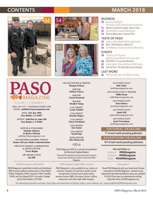 2018 March PASO Magazine