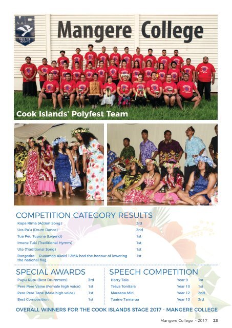 Mangere College Magazine 2017 