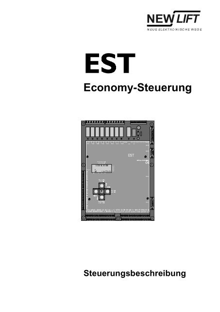 Steuerungsbeschreibung Economy-Steuerung - New Lift