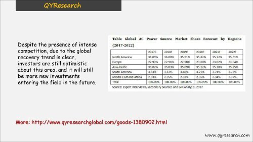 QYResearch: The global market size of AC power source is expected to $959 million in 2022
