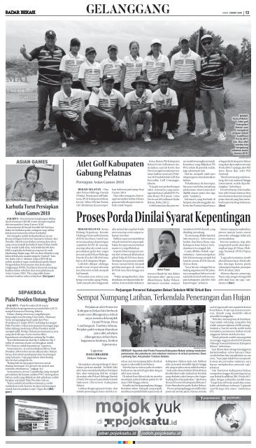 RADAR BEKASI EDISI 1 MARET