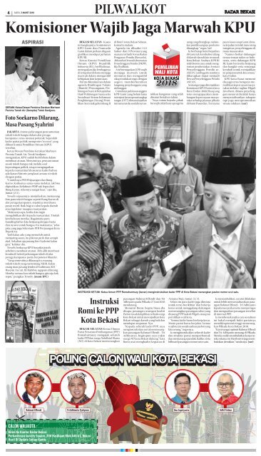 RADAR BEKASI EDISI 3 MARET