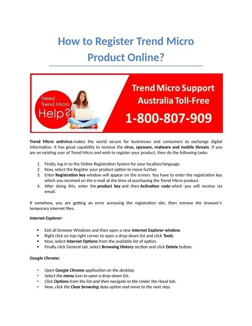 How to Register Trend Micro Antivirus Online?
