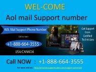 Get round the clock assistance of experts by Call +1-888-664-3555 Aol Mail Customer Service Number?