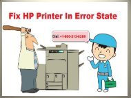 hp printer in error state