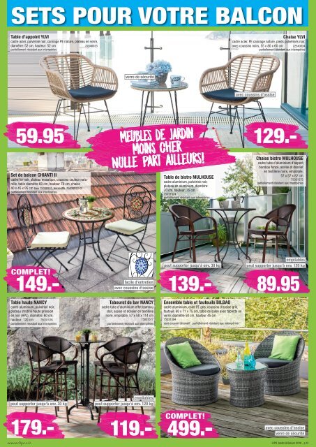 Jardin & Balcon – Des super offres à des prix super