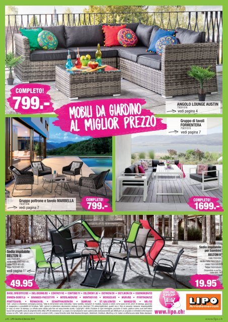 Giardino & Balcone – Offerte fantastiche e prezzi più che convenienti.