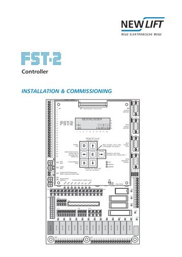 Controller InstallatIon & commIssIonIng - New Lift