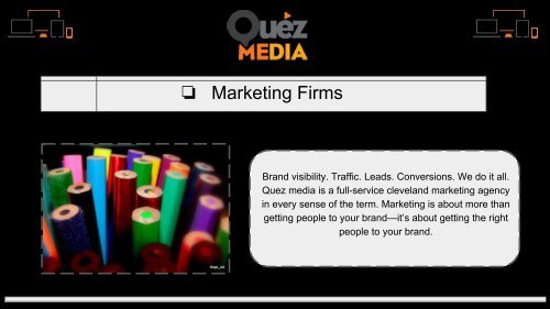  Social Media Services in Cleveland OH | Quez Media Marketing