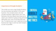 5 Key Metrics of your Website to Track through Google Analytics