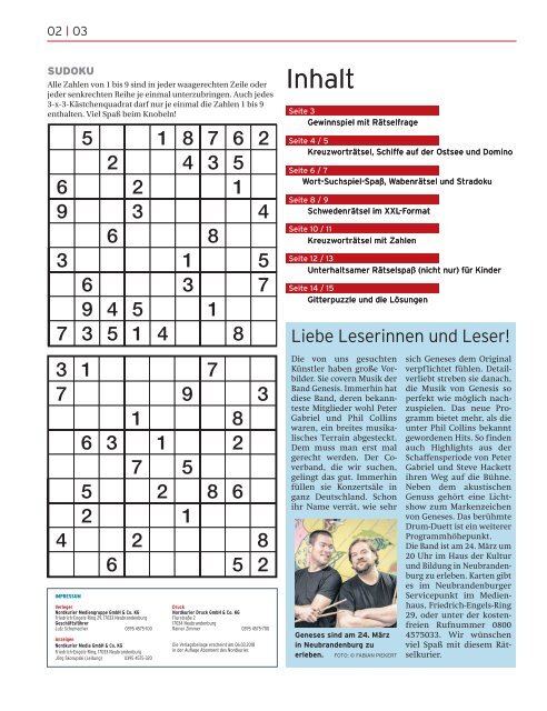 Rätselkurier März