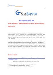 Global Pneumatic Membrane Regulation Valve Market Research Report 2017