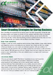 Smart Branding Strategies for Startup Business