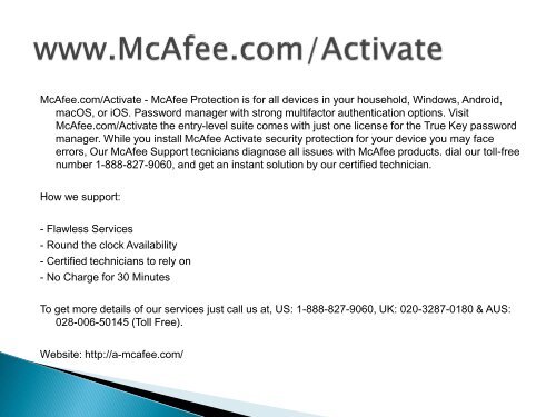 McAfee.comActivate  McAfee Activate