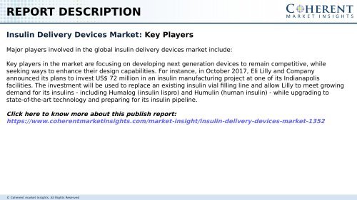 Insulin Delivery Devices Market - Global Trends, and Forecast to 2025