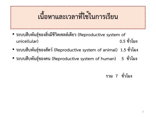 Reproductive system noon