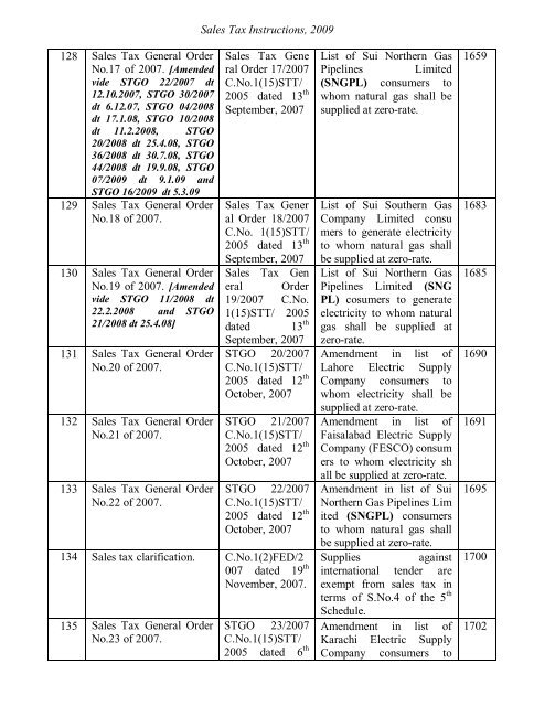 Sales Tax Instructions