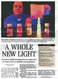 A WHOLE NEW LIGHT - Department of Mechanical Engineering ...