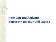 How Can You Activate Bluetooth on Your Dell Laptop